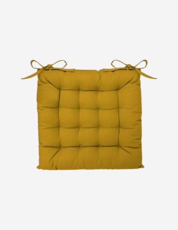 COJIN PARA SILLA 38X38 OCRE