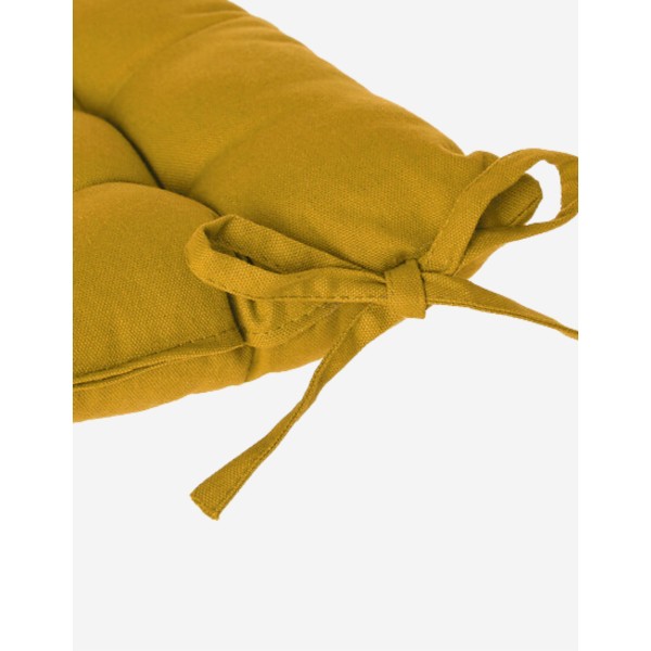 COJIN PARA SILLA 38X38 OCRE