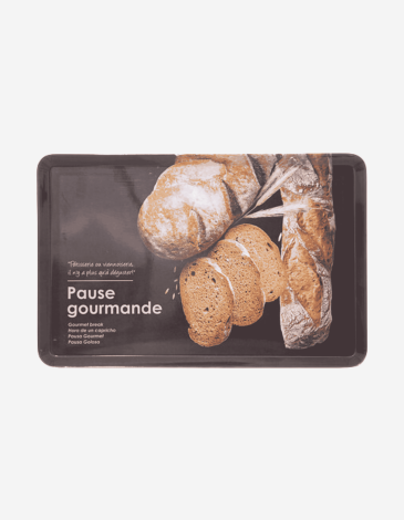 BANDEJA MELA 45X30 NEGRA BR2