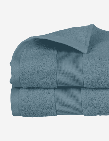 TOALLA DE MANOS 30X50 450G AZUL TORMENTA