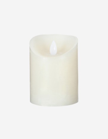 VELA LED REDONDA BLANCO CÁLIDO 14.5CM