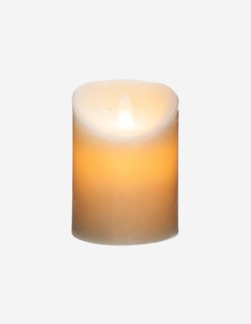 VELA LED REDONDA BLANCO CÁLIDO 14.5CM