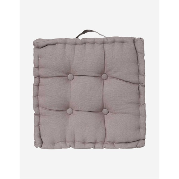 COJÍN DE SUELO 40X40 GRIS CLARO