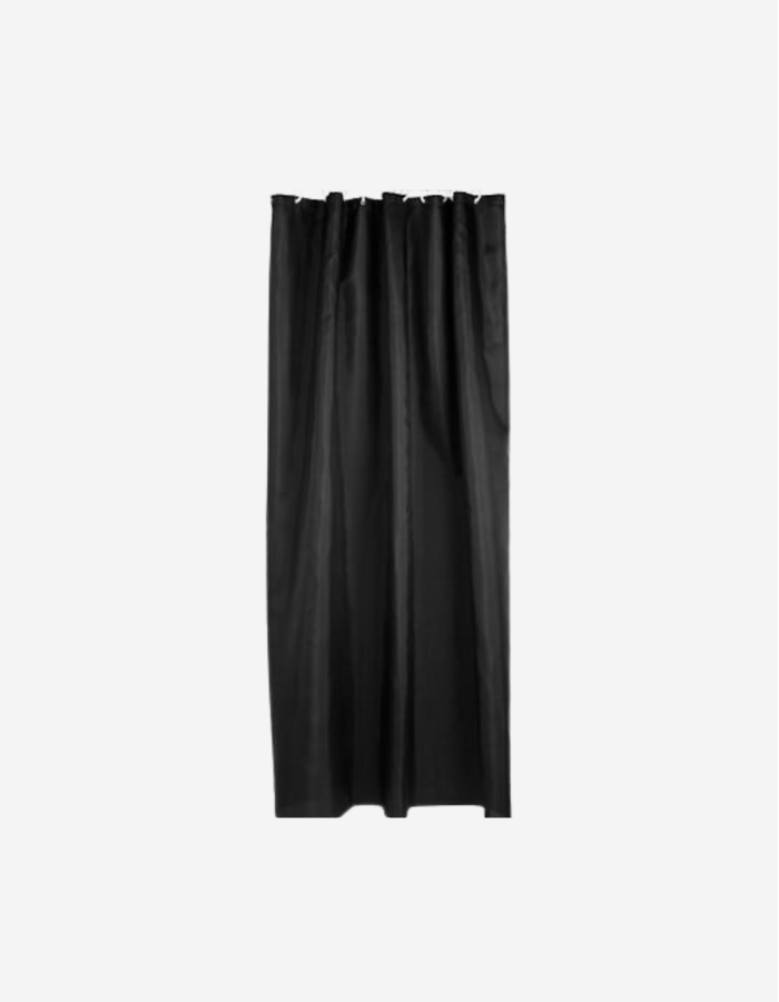 CORTINA DE DUCHA 180X200 NEGRO