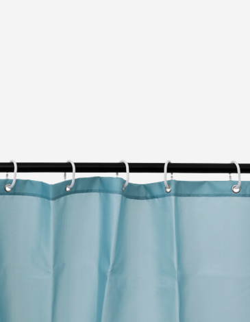 CORTINA DE DUCHA 180X200 COLORAMA AZUL