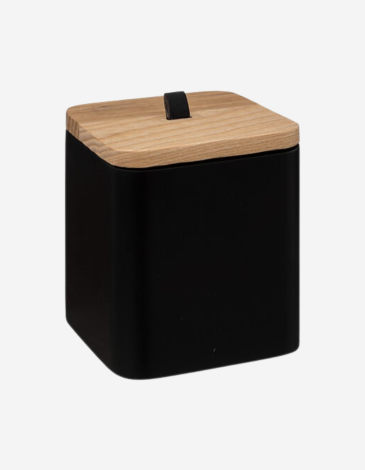 BOTE ALGODONES RESINA "NATURÉO" NEGRO