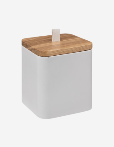 BOTE ALGODONES RESINA "NATUREO" BLANCO