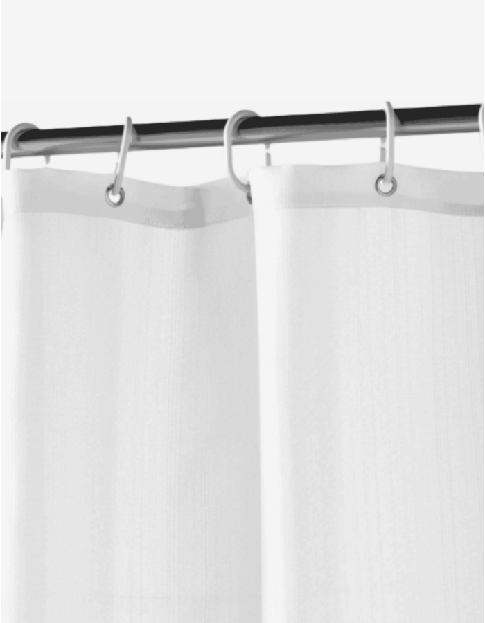 CORTINA DE DUCHA 180X200 YALINE BLANCO