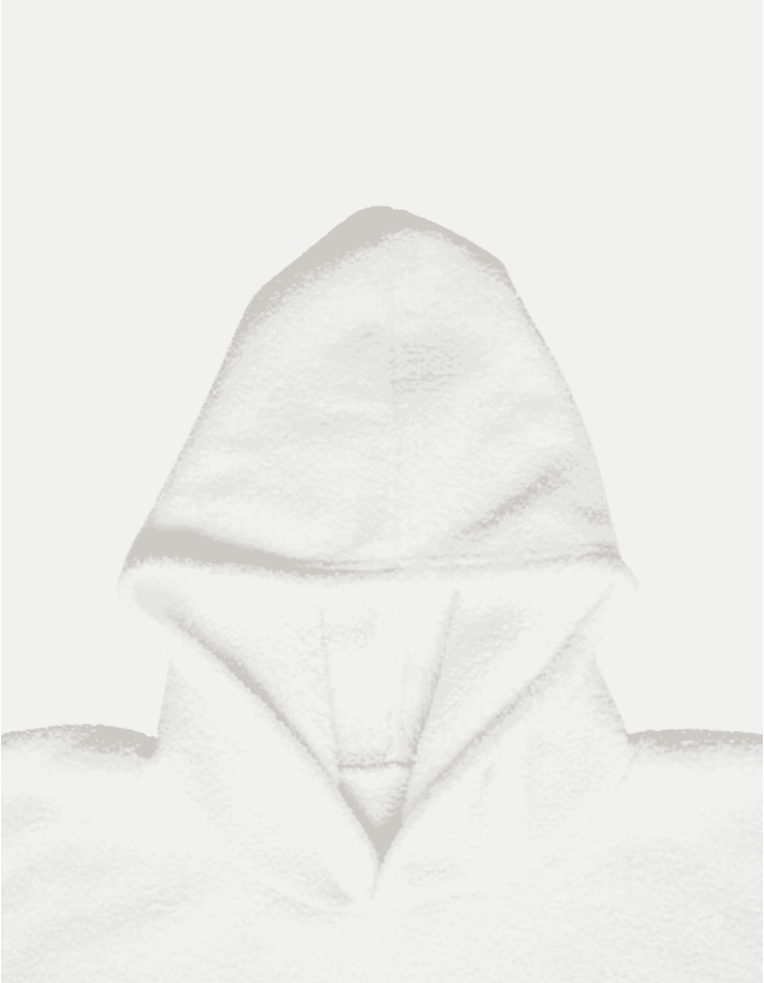 SUDADERA MANTA RIZO MARFIL