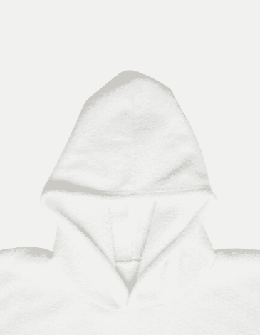 SUDADERA MANTA RIZO MARFIL