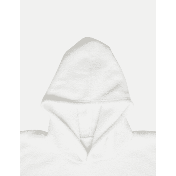 SUDADERA MANTA RIZO MARFIL