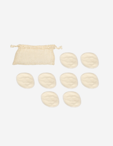 JUEGO DE 8 DISCOS DE ALGODÓN LAVABLES