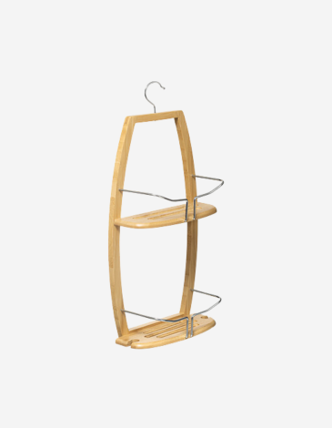 ESTANTE DE DUCHA BAMBÚ 2 NIVELES