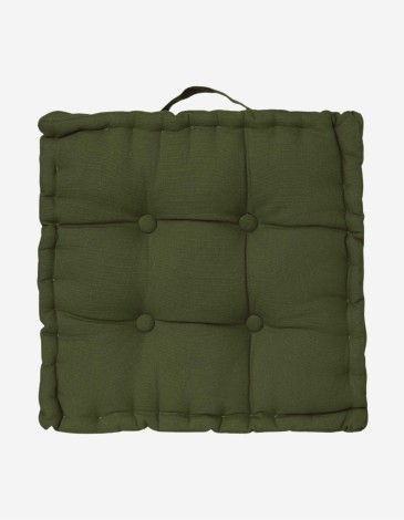 COJÍN DE SUELO 40X40 CAQUI