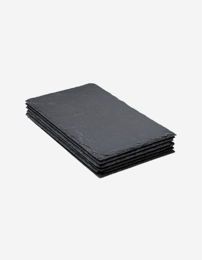 JUEGO DE 4 POSAVASOS DE MÁRMOL BLANCO