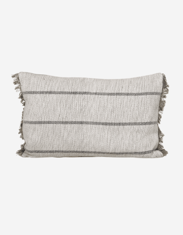 COJIN 40X60 SIDNEY BLANCO RAYAS GRIS