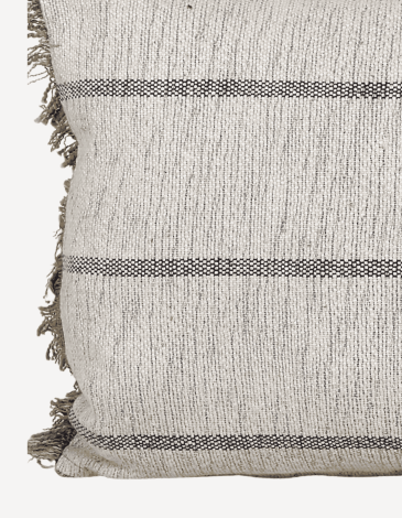 COJIN 40X60 SIDNEY BLANCO RAYAS GRIS