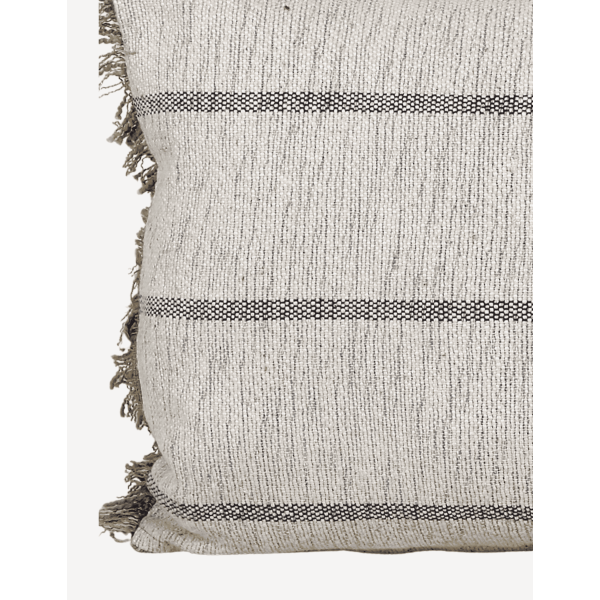 COJIN 40X60 SIDNEY BLANCO RAYAS GRIS