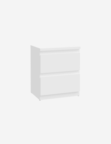 MESITA 2 CAJONES BLANCA