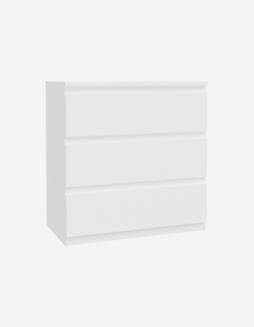 COMODA 3 CAJONES BLANCA 