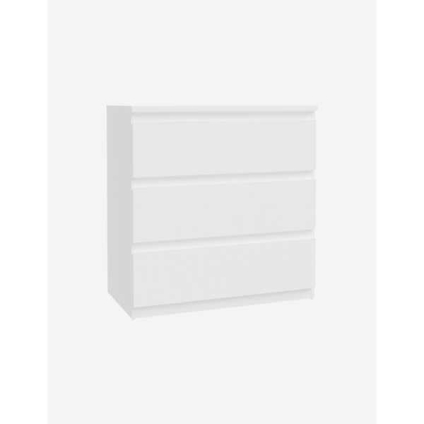 COMODA 3 CAJONES BLANCA 