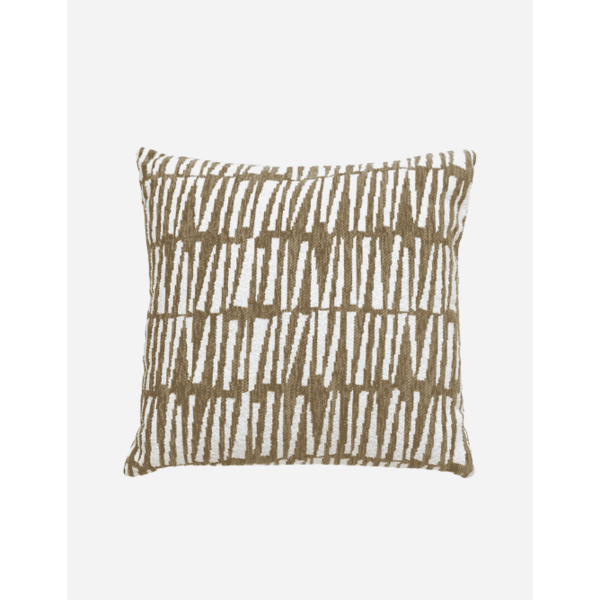 FUNDA COJIN JENI VERDE CAQUI 40X40