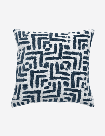 FUNDA COJIN JENI AZUL EGEO 40X40