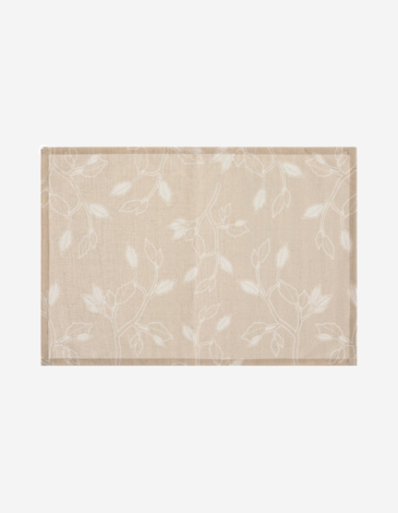 MANTEL INDIVIDUAL RESINADO FLORES 45X30
