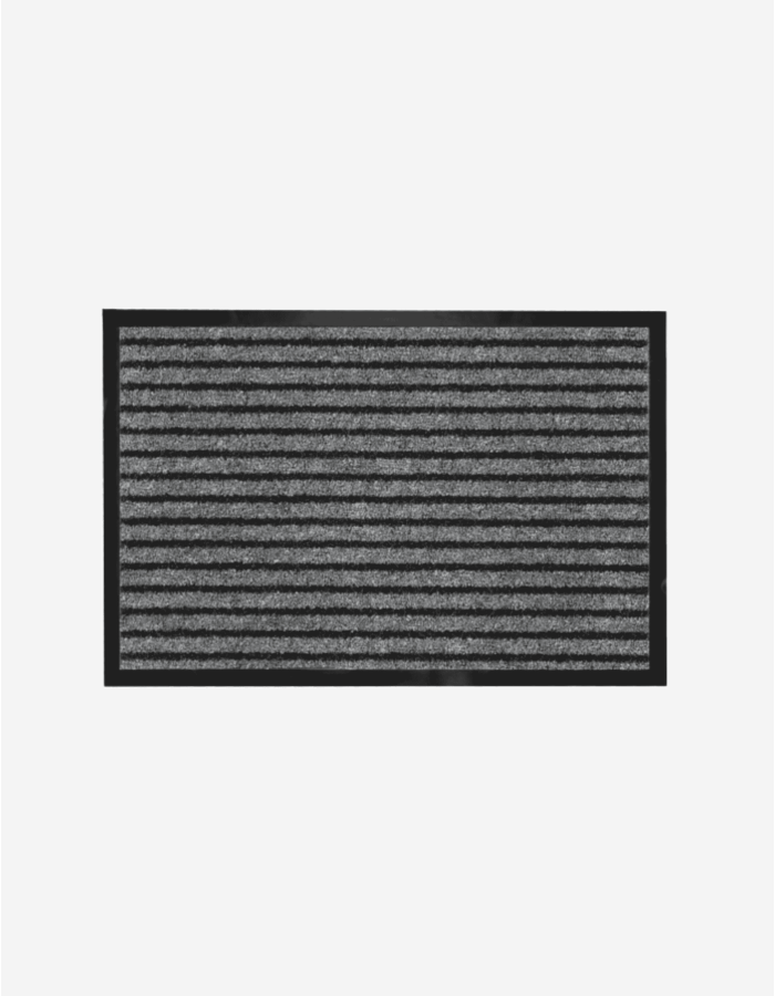 FELPUDO ATRAPOLVO 80X120 JULIUS NEGRO/GRIS