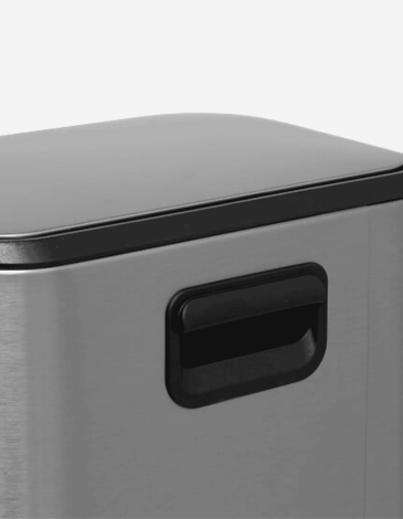 PAPELERA CON PEDAL 5L INOX MATE