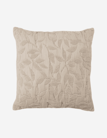 COJIN JACQUARD LETHO 50X50 BEIGE LINO