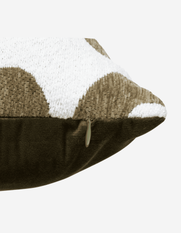 COJIN SAFINA JACQUARD CAQUI 40X40