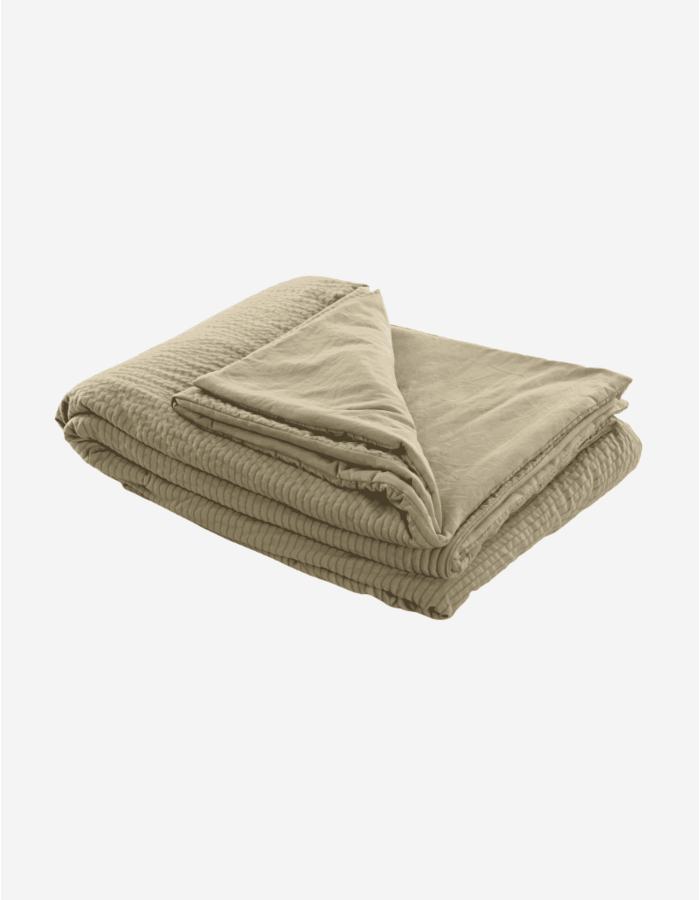 COLCHA POLIESTER 180X260 120GSM BEIGE