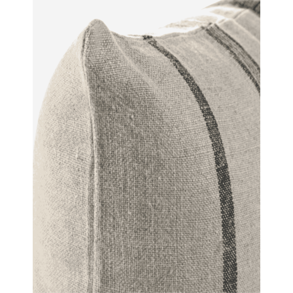 COJÍN LINO 60X40 500GR RAYAS BEIGE