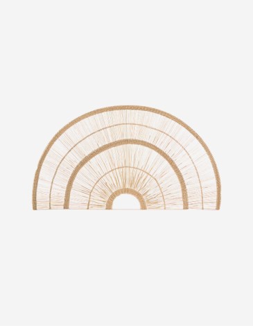 CABECERO "SEAV", CAÑA Y METAL 160X90CM