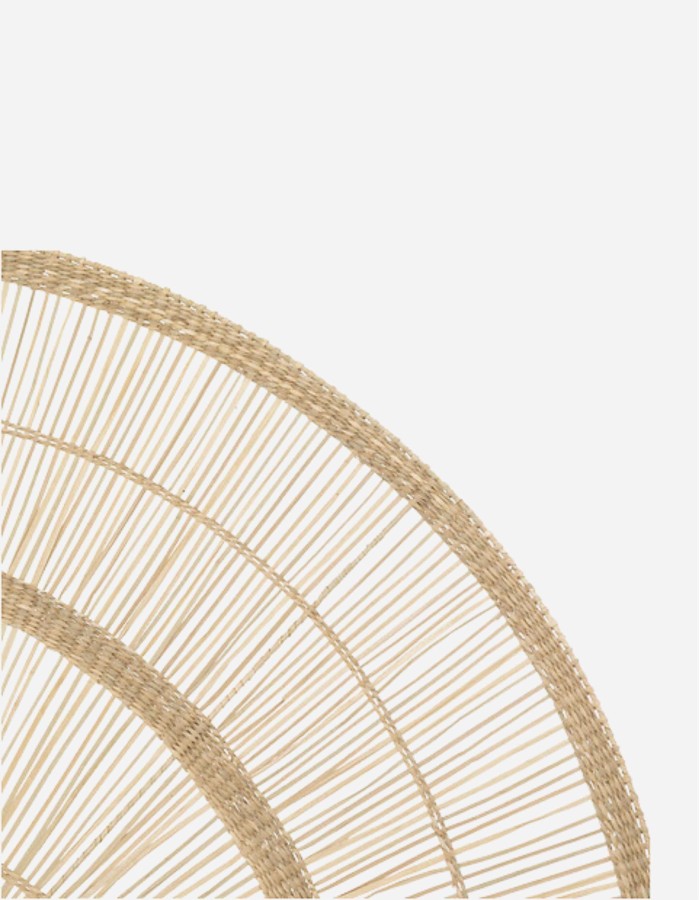 CABECERO "SEAV", CAÑA Y METAL 160X90CM