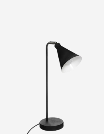 LÁMPARA RECTA LINN NEGRO 45.5CM