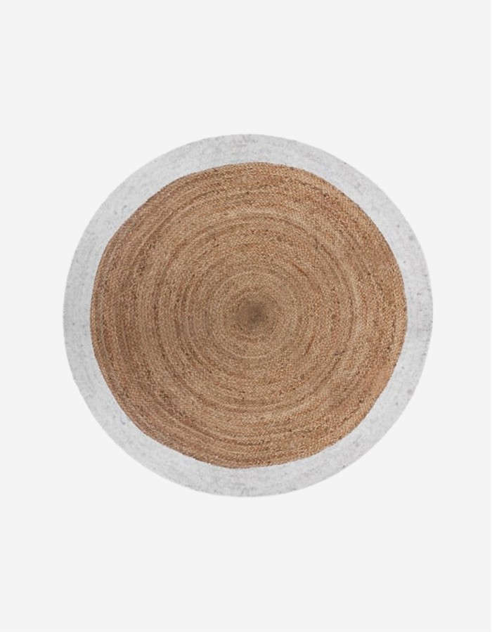 ALFOMBRA DE YUTE COLOR NATURAL 120X170