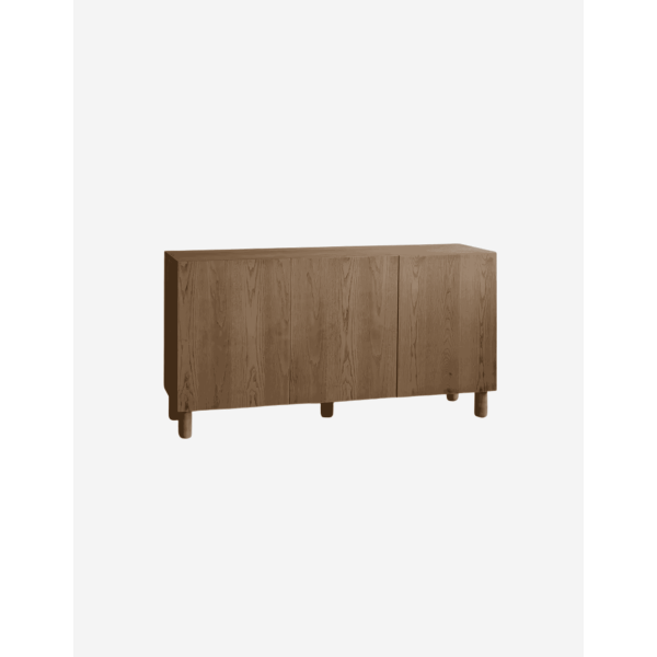 APARADOR CON 3 PUERTAS DE CHAPA DE MADERA DE FRESN