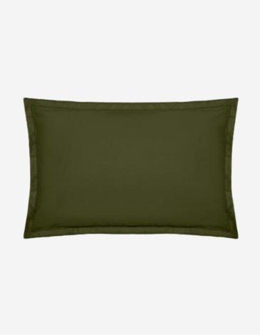 FUNDA DE ALMOHADA 50X70 VERDE CAQUI