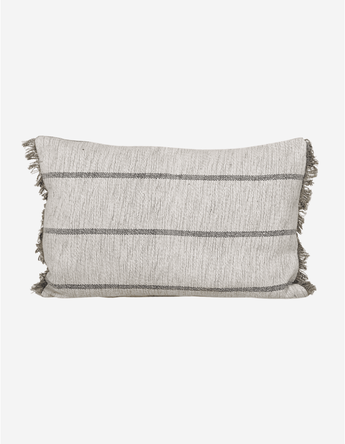 COJIN 40X60 SIDNEY BLANCO RAYAS GRIS