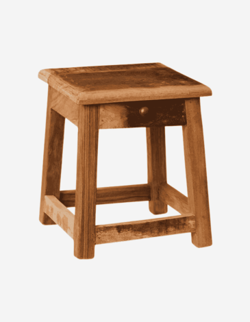 TABURETE MINI CON PEQUEÑO CAJÓN
