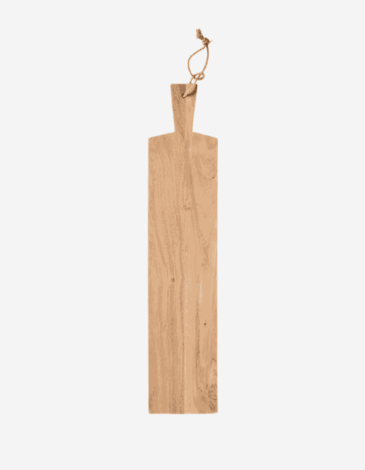 TABLA OVALADA CON ASA Y CUERDA DE YUTE EN MADERA D