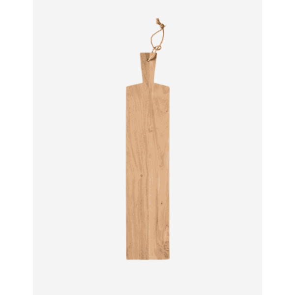 TABLA OVALADA CON ASA Y CUERDA DE YUTE EN MADERA D