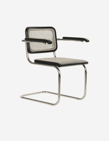 SILLA OLMO RATAN 65,5X62X79 REJILLA NEGRO