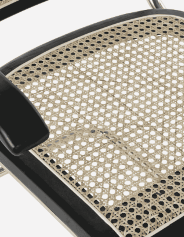SILLA OLMO RATAN 65,5X62X79 REJILLA NEGRO
