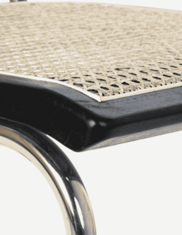 SILLA OLMO RATAN 65,5X62X79 REJILLA NEGRO