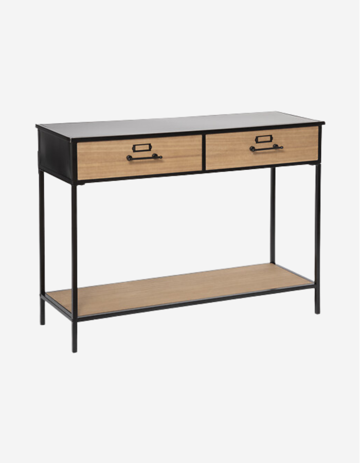 MESA DE CENTRO METAL NEGRO T2