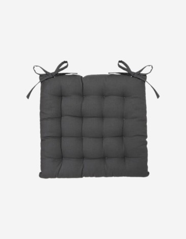 COJIN PARA SILLA 38X38 GRIS OSCURO