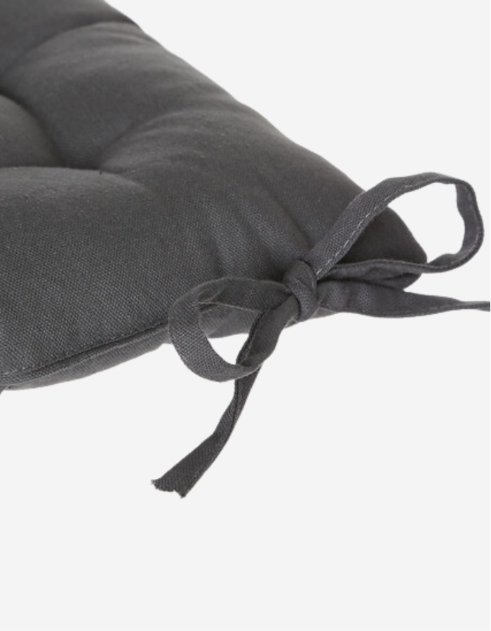 COJIN PARA SILLA 38X38 GRIS OSCURO